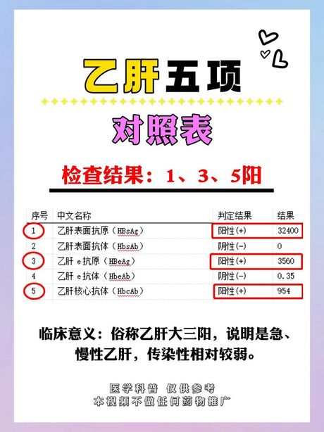 乙肝五项指标，什么是乙肝五项指标？你了解吗？